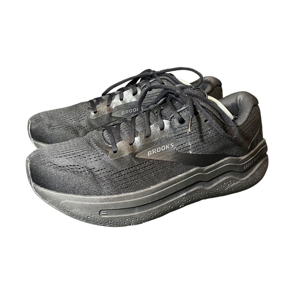 Brooks Ghost‎ Max Mens 12.5 Black Running Shoes Neutral Cushion 1104311D020